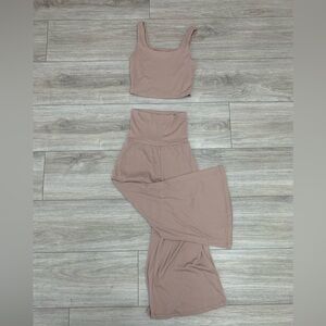 Two-Piece Mauve Lounge Set